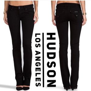 Hudson Beth Baby Boot 16” Leg Opening Black Jeans